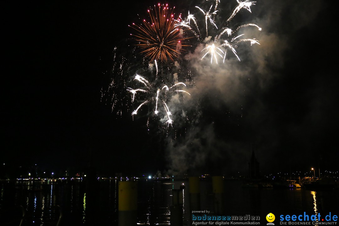 SEENACHTFEST mit Feuerwerk: Konstanz am Bodensee, 08.08.2015