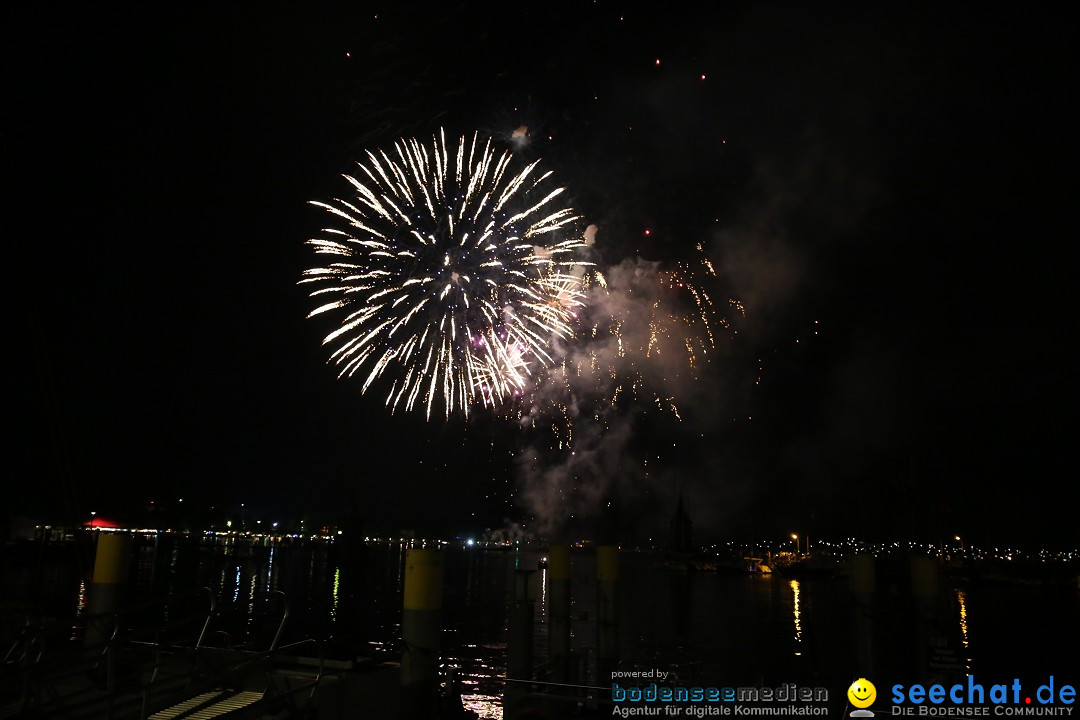 SEENACHTFEST mit Feuerwerk: Konstanz am Bodensee, 08.08.2015