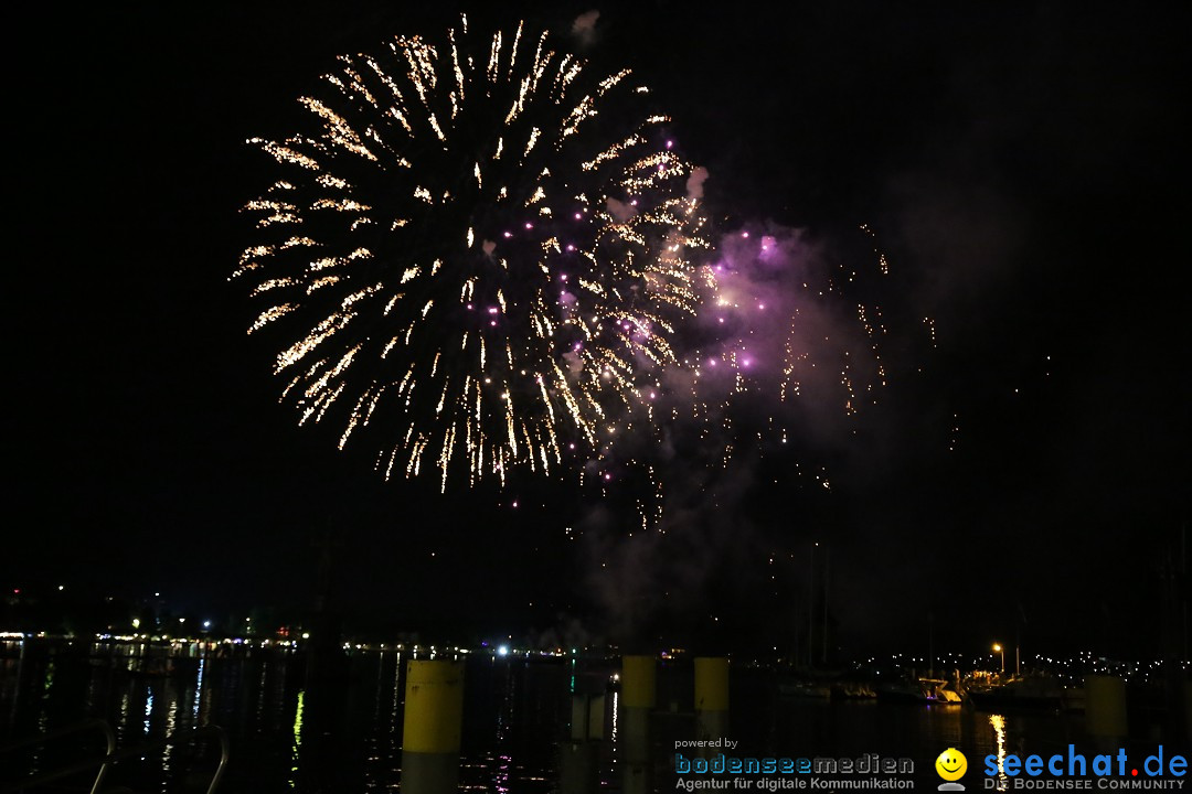 SEENACHTFEST mit Feuerwerk: Konstanz am Bodensee, 08.08.2015