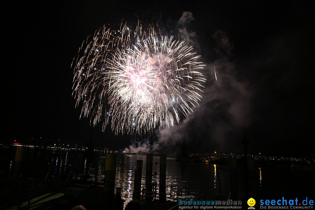 SEENACHTFEST mit Feuerwerk: Konstanz am Bodensee, 08.08.2015