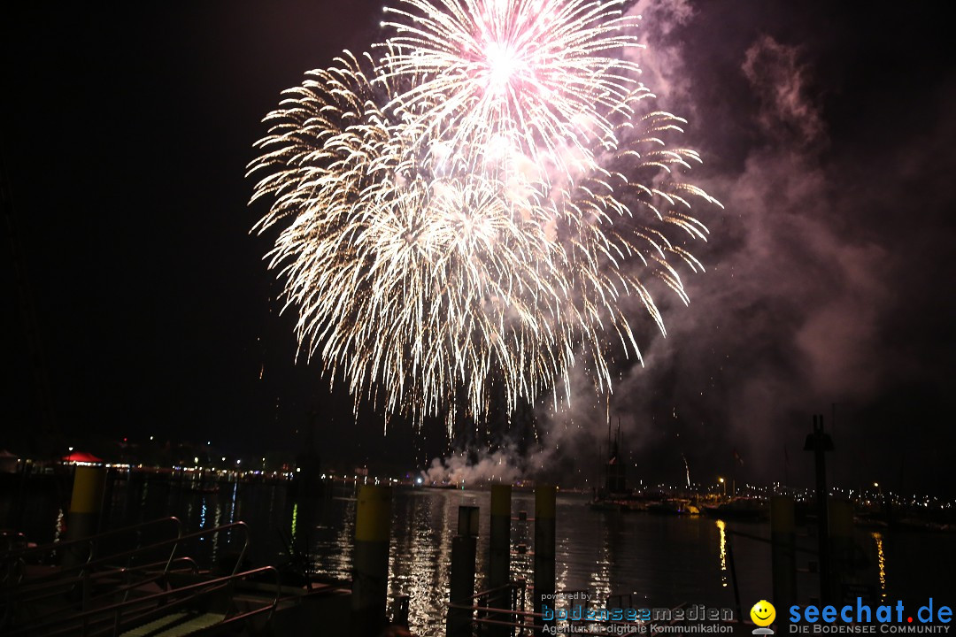 SEENACHTFEST mit Feuerwerk: Konstanz am Bodensee, 08.08.2015