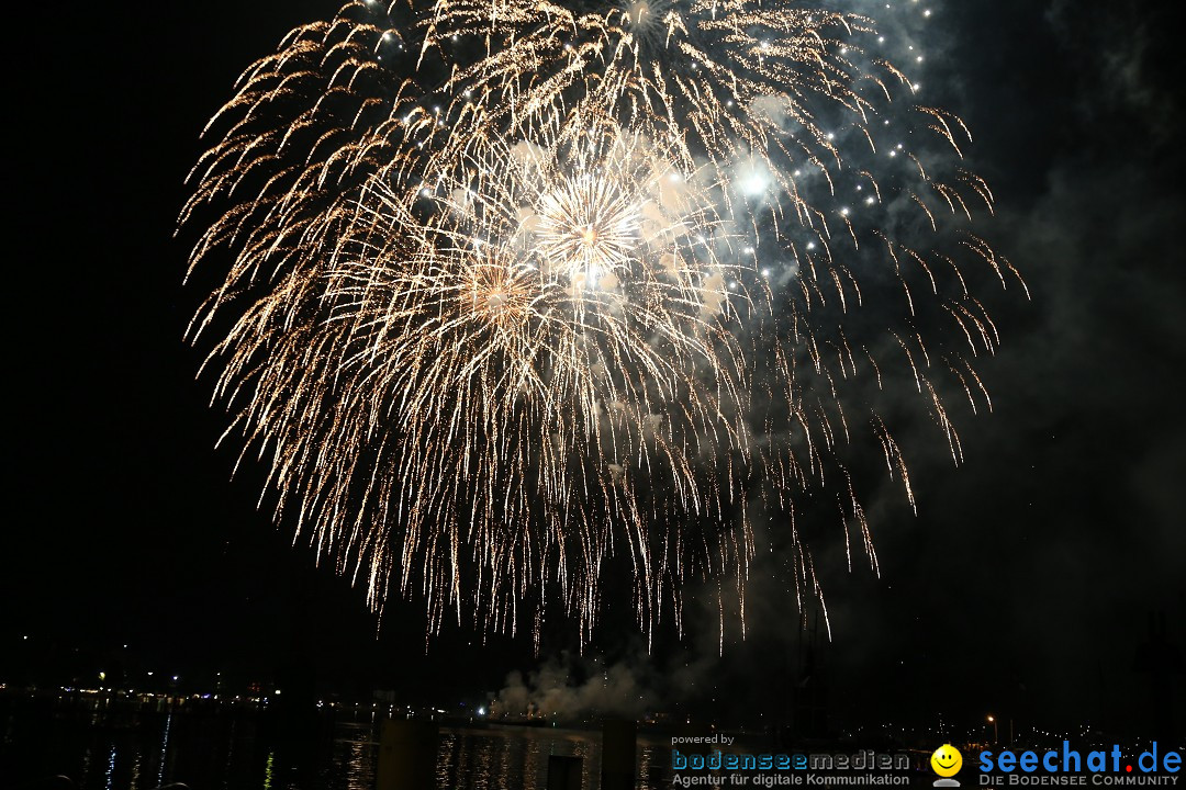 SEENACHTFEST mit Feuerwerk: Konstanz am Bodensee, 08.08.2015