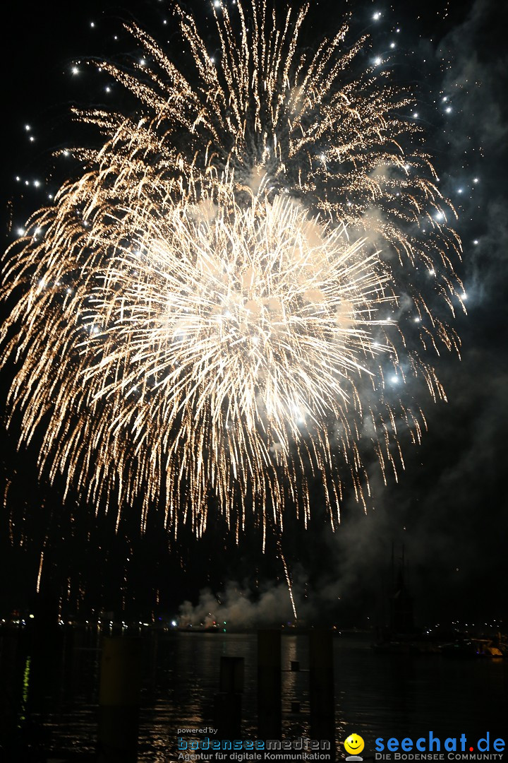 SEENACHTFEST mit Feuerwerk: Konstanz am Bodensee, 08.08.2015