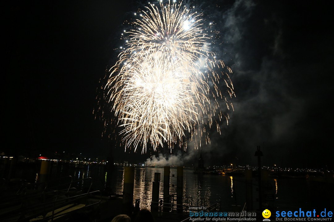 SEENACHTFEST mit Feuerwerk: Konstanz am Bodensee, 08.08.2015