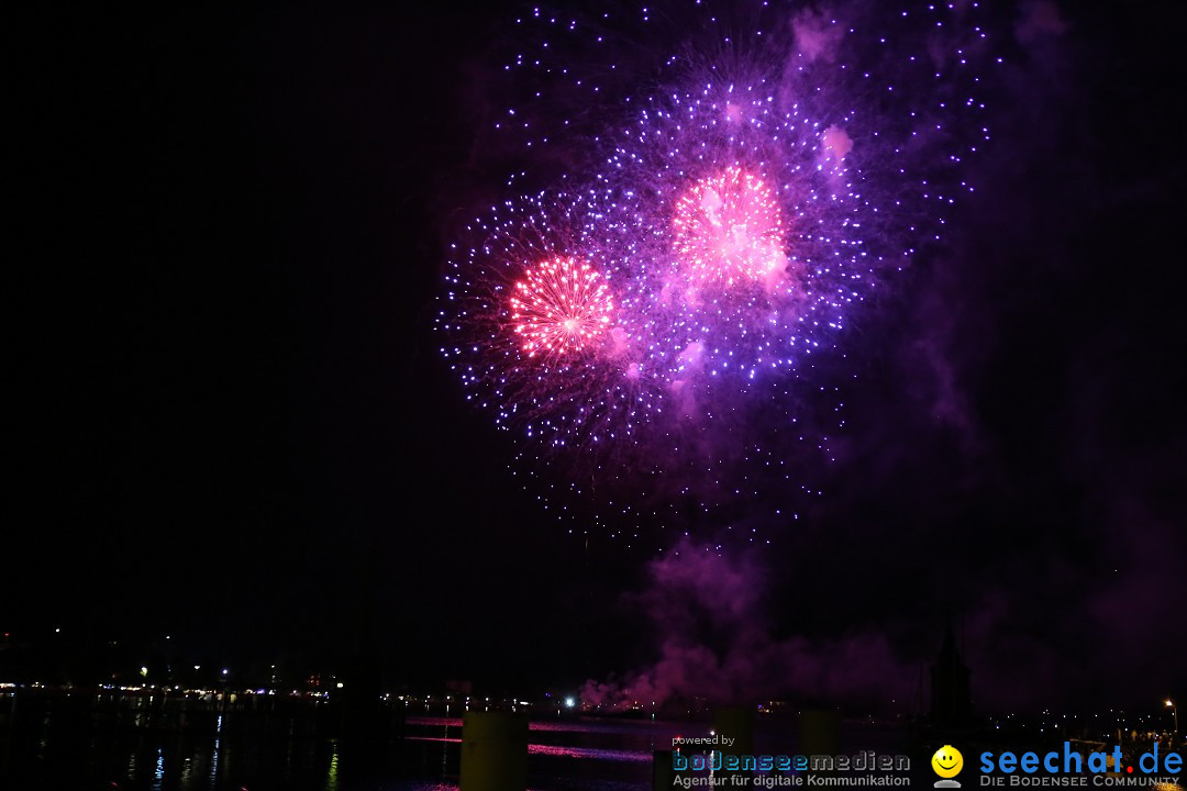 SEENACHTFEST mit Feuerwerk: Konstanz am Bodensee, 08.08.2015