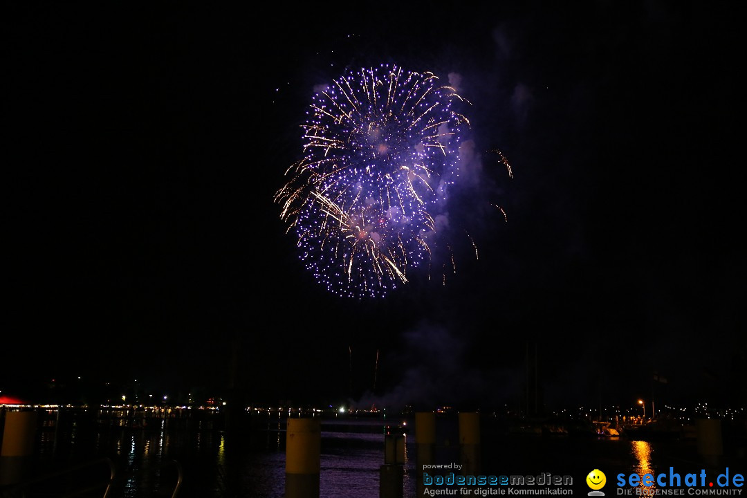 SEENACHTFEST mit Feuerwerk: Konstanz am Bodensee, 08.08.2015