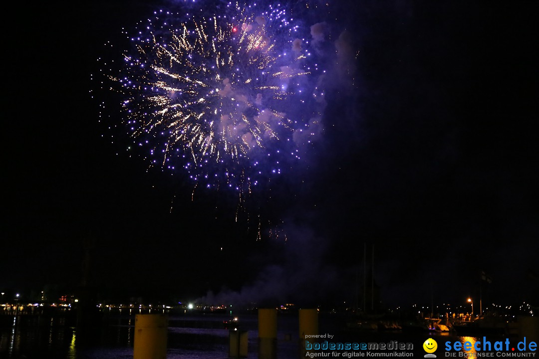 SEENACHTFEST mit Feuerwerk: Konstanz am Bodensee, 08.08.2015