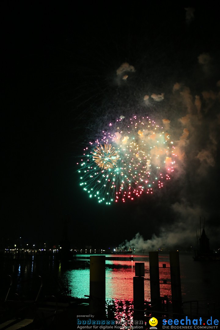 SEENACHTFEST mit Feuerwerk: Konstanz am Bodensee, 08.08.2015