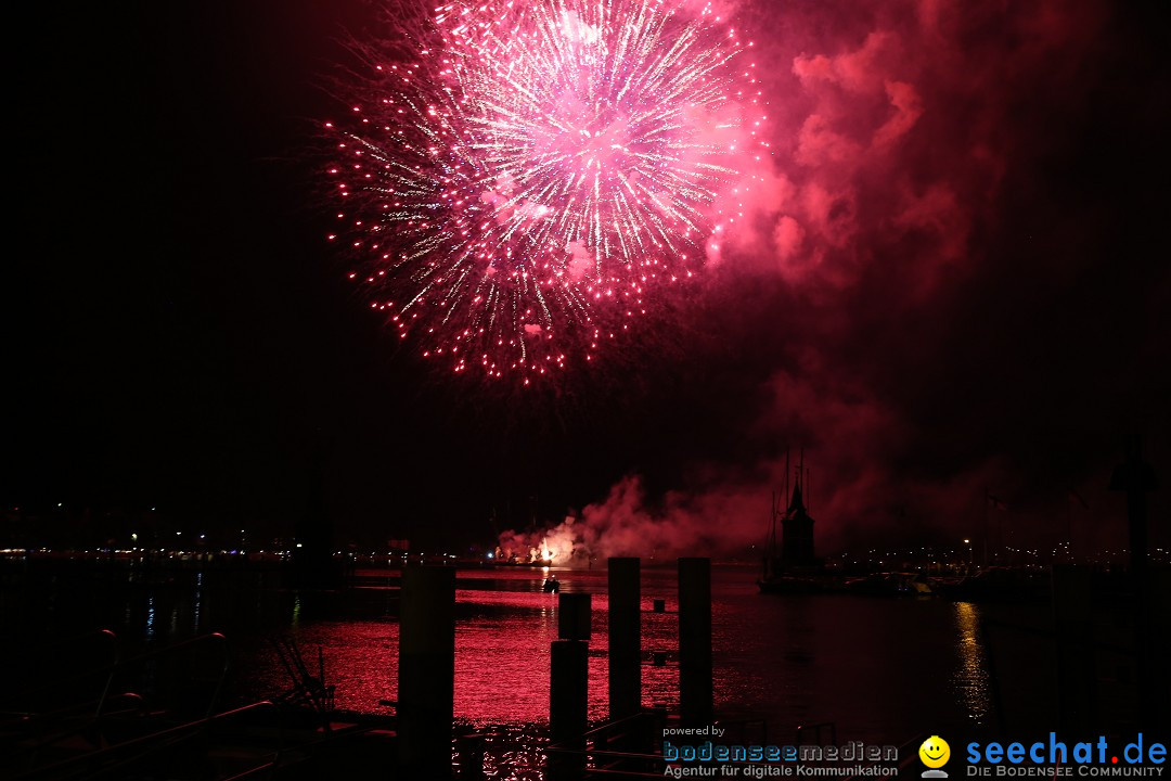 SEENACHTFEST mit Feuerwerk: Konstanz am Bodensee, 08.08.2015