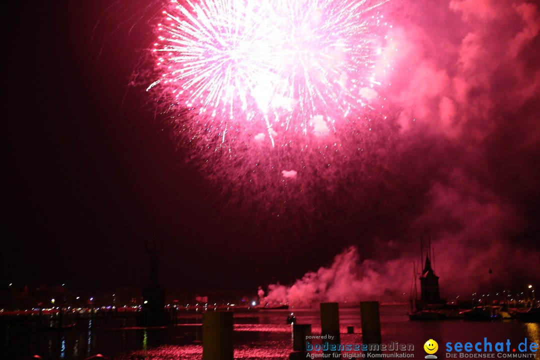 SEENACHTFEST mit Feuerwerk: Konstanz am Bodensee, 08.08.2015