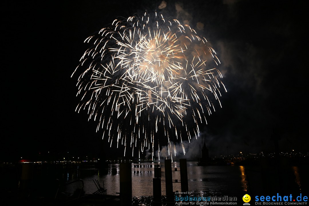 SEENACHTFEST mit Feuerwerk: Konstanz am Bodensee, 08.08.2015