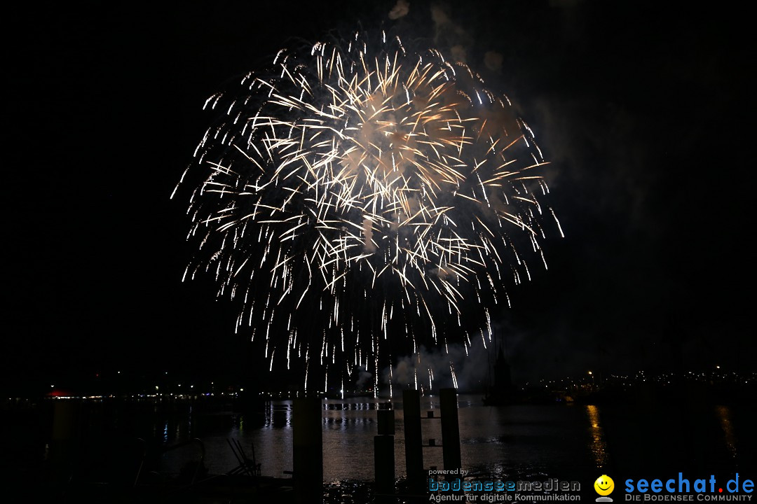 SEENACHTFEST mit Feuerwerk: Konstanz am Bodensee, 08.08.2015