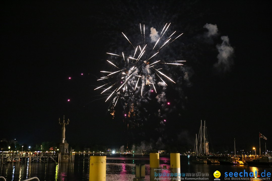 SEENACHTFEST mit Feuerwerk: Konstanz am Bodensee, 08.08.2015