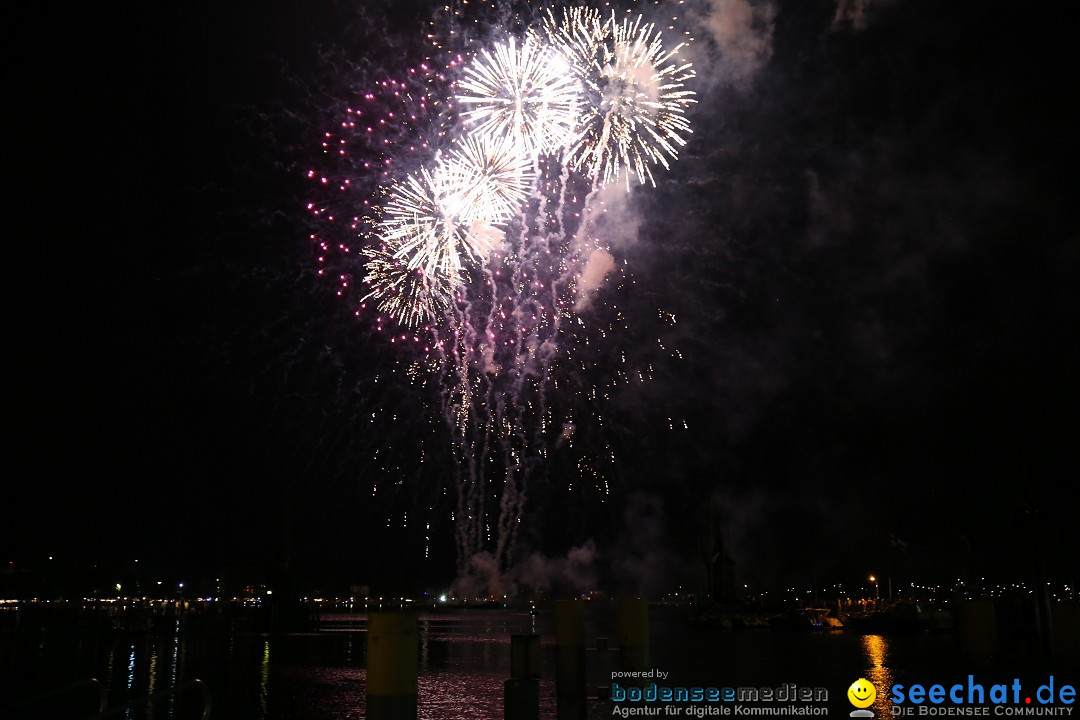 SEENACHTFEST mit Feuerwerk: Konstanz am Bodensee, 08.08.2015