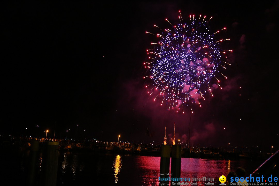 SEENACHTFEST mit Feuerwerk: Konstanz am Bodensee, 08.08.2015