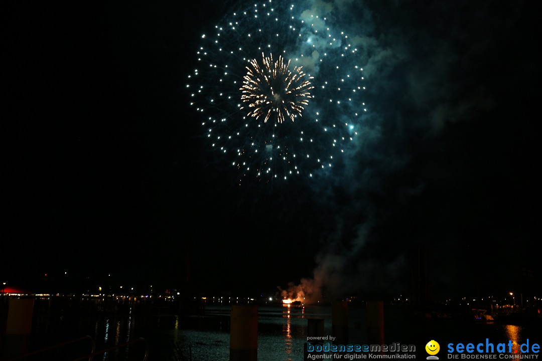 SEENACHTFEST mit Feuerwerk: Konstanz am Bodensee, 08.08.2015