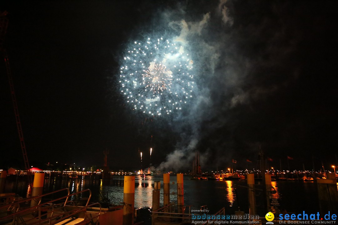 SEENACHTFEST mit Feuerwerk: Konstanz am Bodensee, 08.08.2015