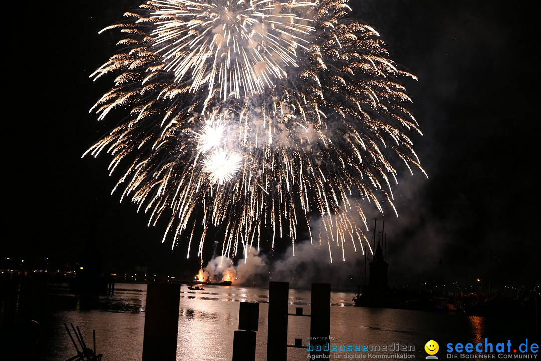 SEENACHTFEST mit Feuerwerk: Konstanz am Bodensee, 08.08.2015