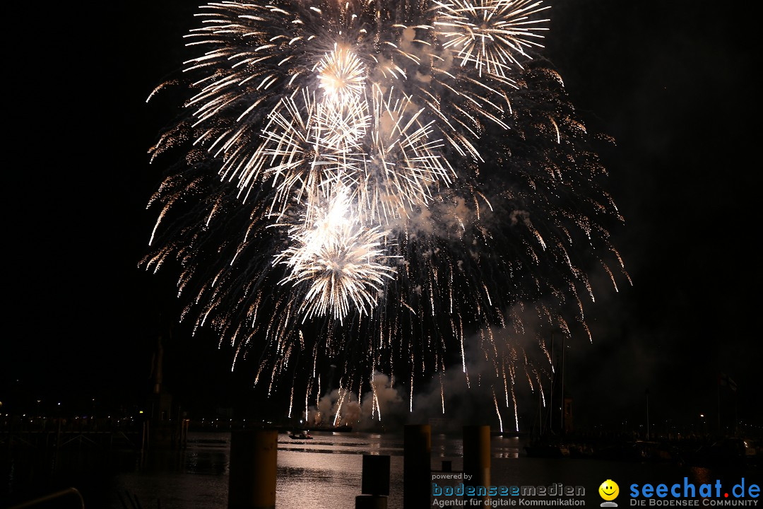 SEENACHTFEST mit Feuerwerk: Konstanz am Bodensee, 08.08.2015