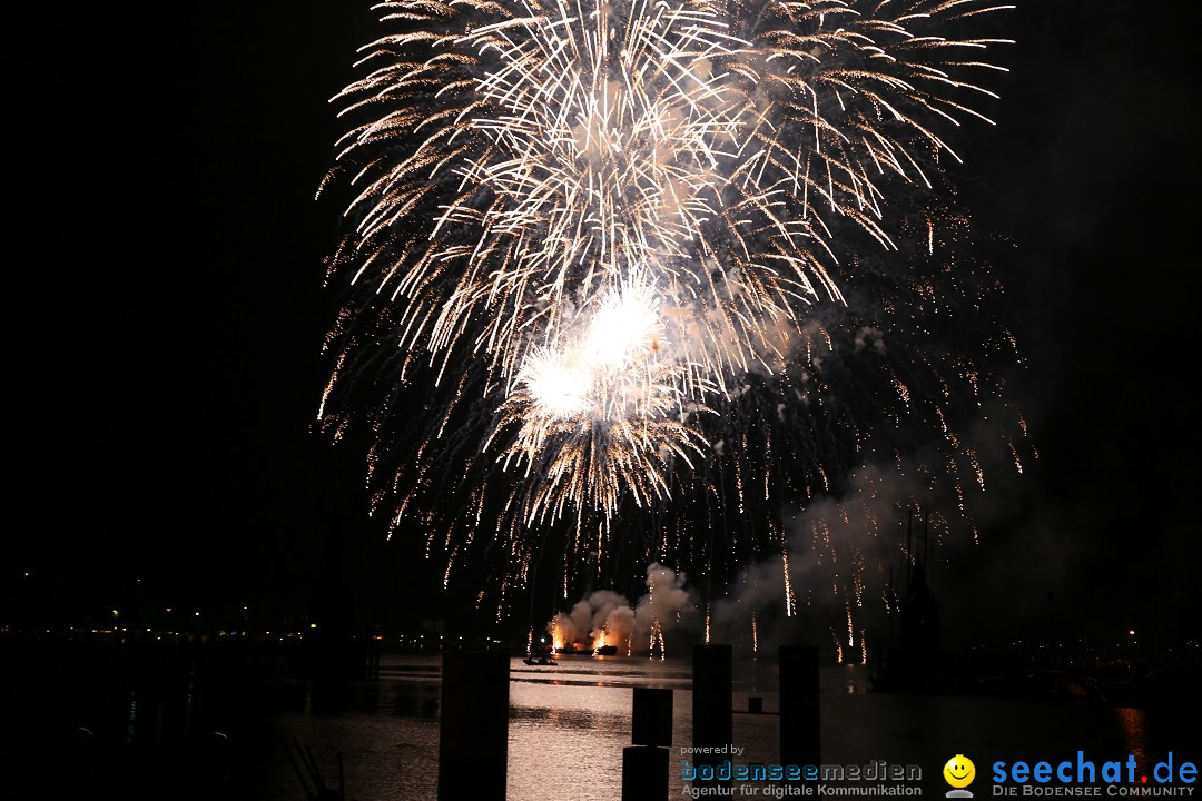 SEENACHTFEST mit Feuerwerk: Konstanz am Bodensee, 08.08.2015