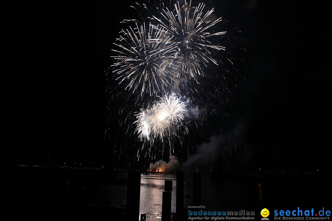 SEENACHTFEST mit Feuerwerk: Konstanz am Bodensee, 08.08.2015