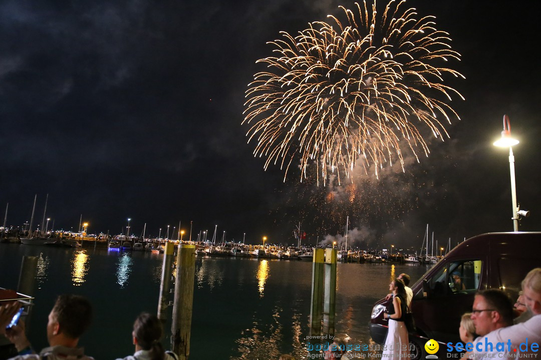 SEENACHTFEST mit Feuerwerk: Konstanz am Bodensee, 08.08.2015