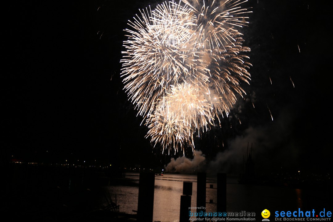 SEENACHTFEST mit Feuerwerk: Konstanz am Bodensee, 08.08.2015