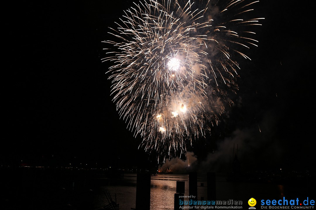 SEENACHTFEST mit Feuerwerk: Konstanz am Bodensee, 08.08.2015