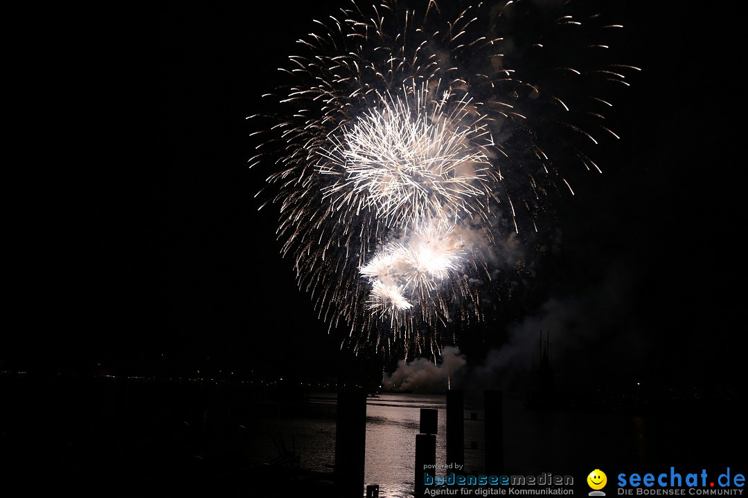 SEENACHTFEST mit Feuerwerk: Konstanz am Bodensee, 08.08.2015