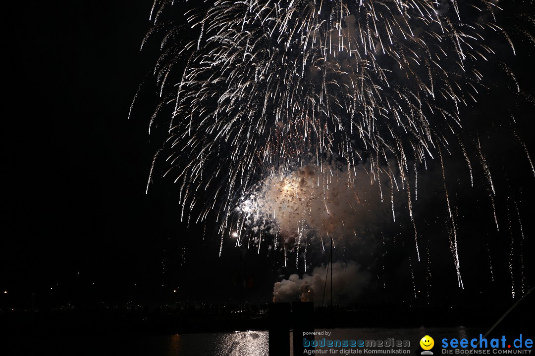 SEENACHTFEST mit Feuerwerk: Konstanz am Bodensee, 08.08.2015