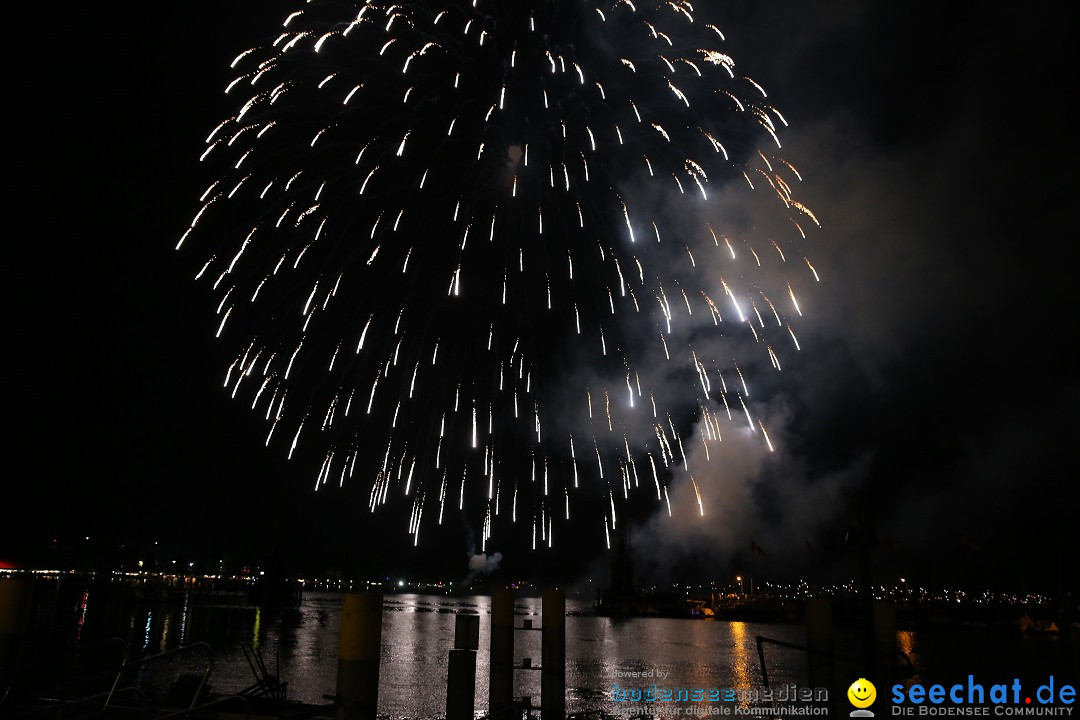 SEENACHTFEST mit Feuerwerk: Konstanz am Bodensee, 08.08.2015