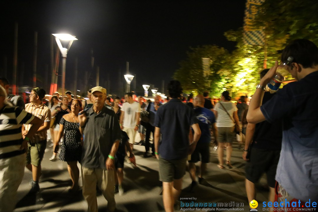 SEENACHTFEST mit Feuerwerk: Konstanz am Bodensee, 08.08.2015