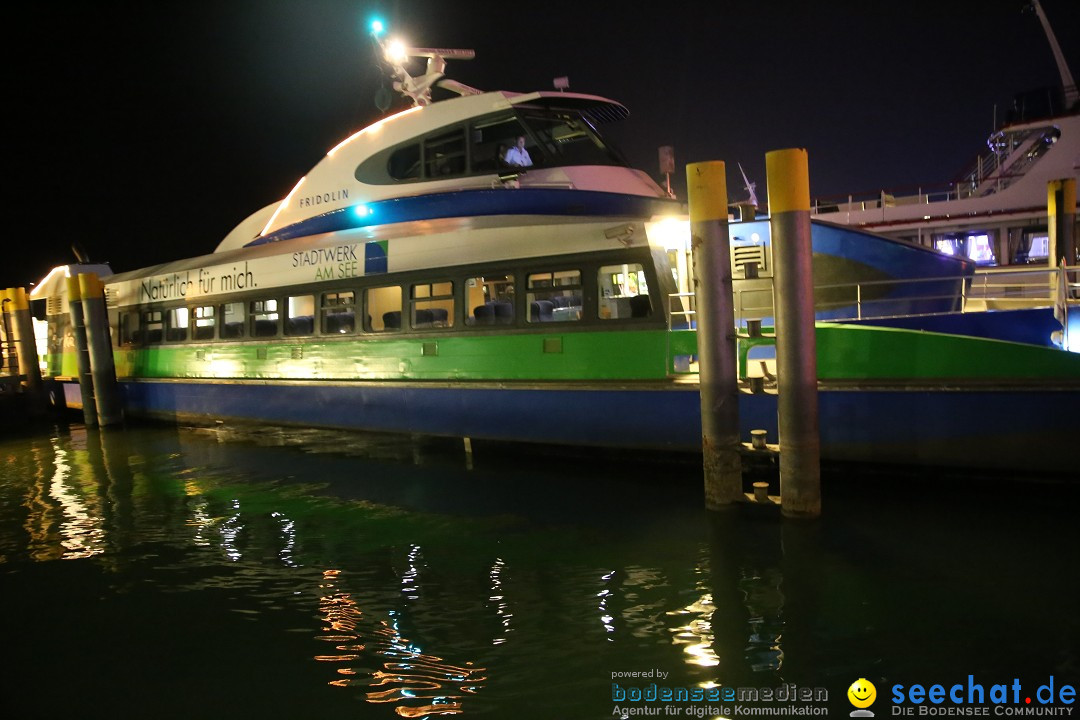 SEENACHTFEST mit Feuerwerk: Konstanz am Bodensee, 08.08.2015