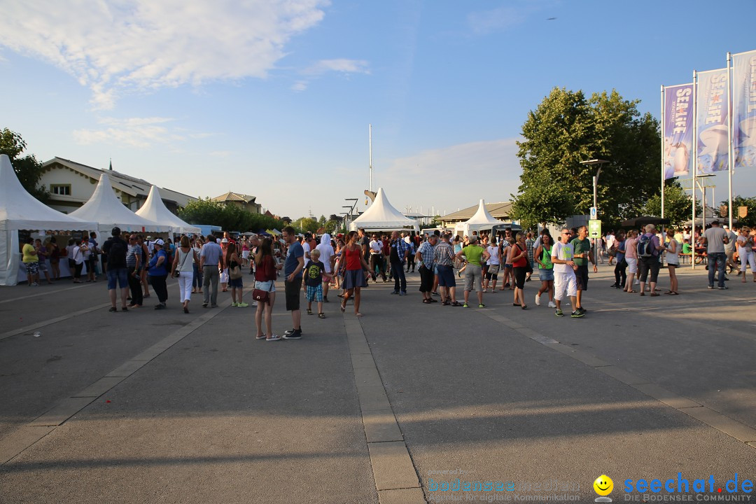 SEENACHTFEST mit Feuerwerk: Konstanz am Bodensee, 08.08.2015