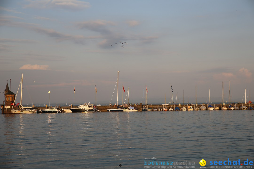 SEENACHTFEST mit Feuerwerk: Konstanz am Bodensee, 08.08.2015