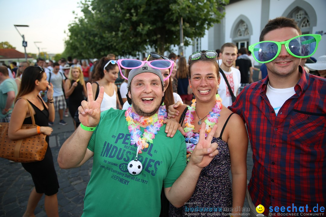 SEENACHTFEST mit Feuerwerk: Konstanz am Bodensee, 08.08.2015