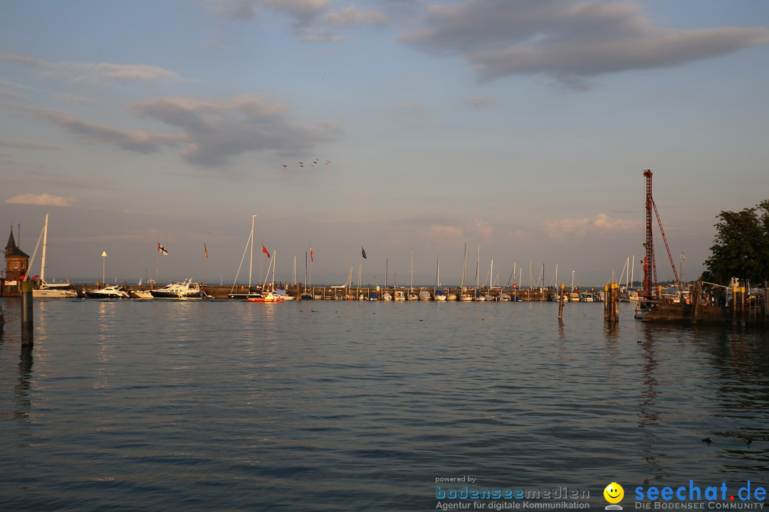 SEENACHTFEST mit Feuerwerk: Konstanz am Bodensee, 08.08.2015