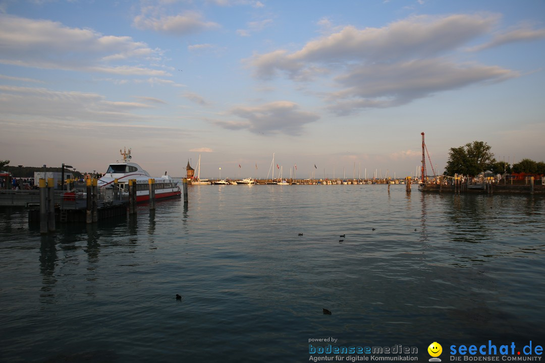 SEENACHTFEST mit Feuerwerk: Konstanz am Bodensee, 08.08.2015