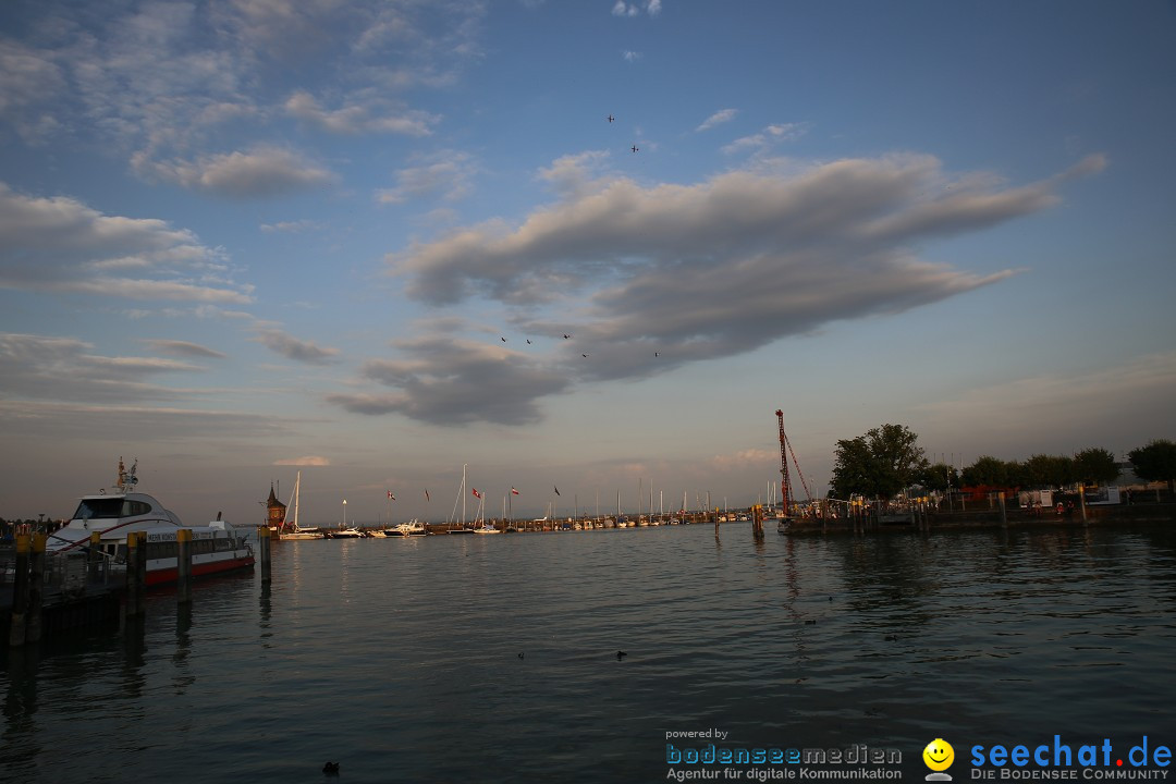 SEENACHTFEST mit Feuerwerk: Konstanz am Bodensee, 08.08.2015