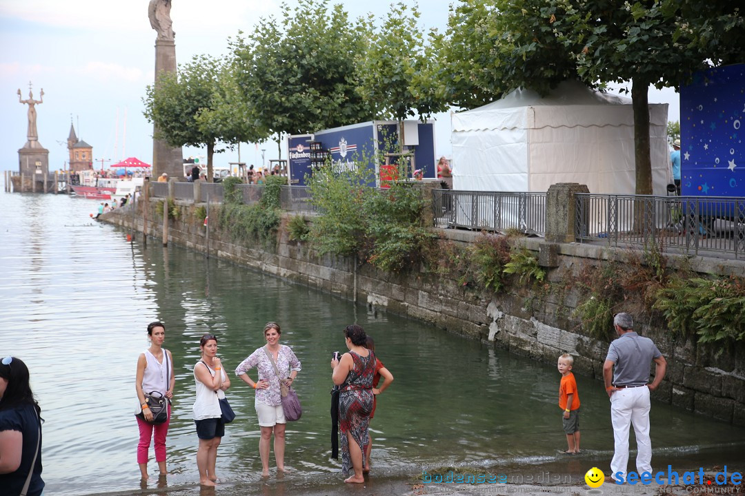 SEENACHTFEST mit Feuerwerk: Konstanz am Bodensee, 08.08.2015