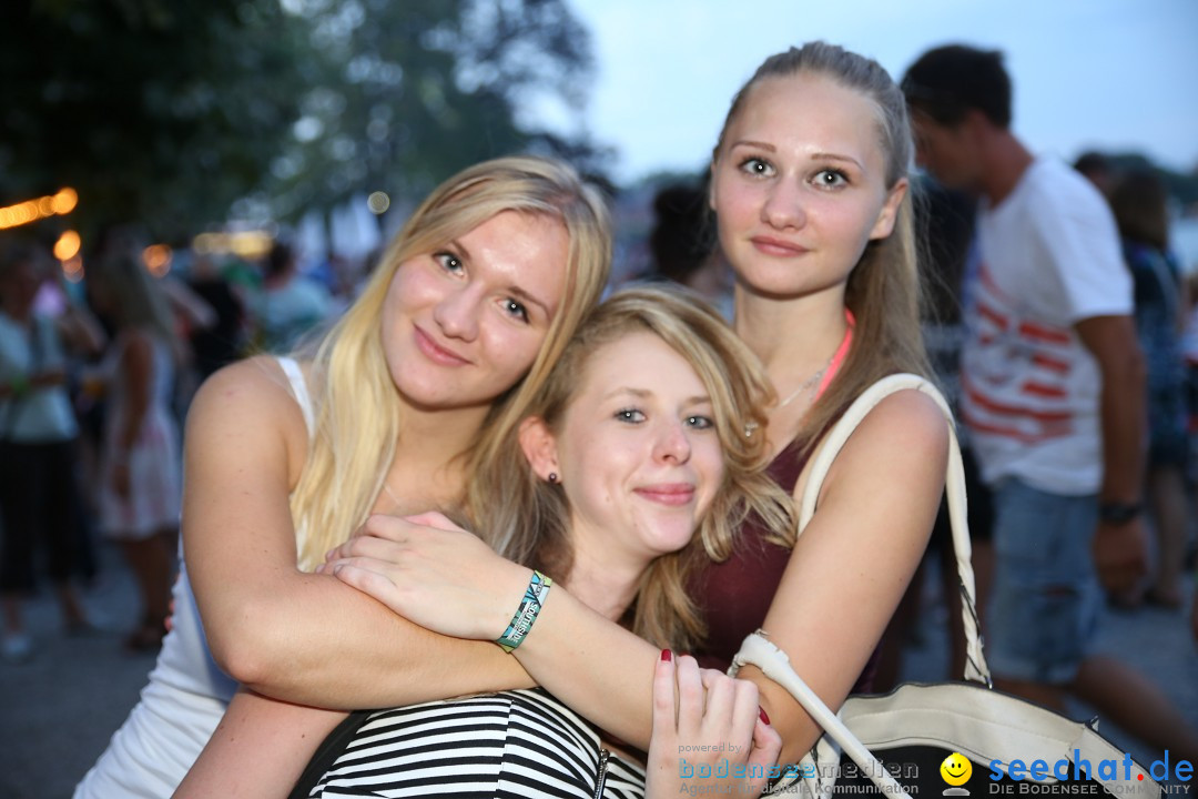 SEENACHTFEST mit Feuerwerk: Konstanz am Bodensee, 08.08.2015