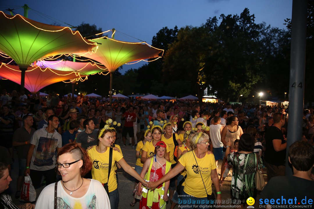 SEENACHTFEST mit Feuerwerk: Konstanz am Bodensee, 08.08.2015