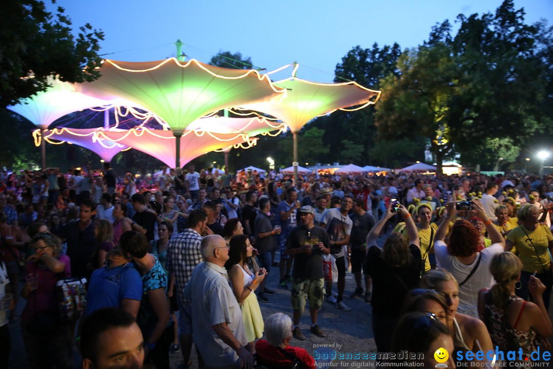 SEENACHTFEST mit Feuerwerk: Konstanz am Bodensee, 08.08.2015