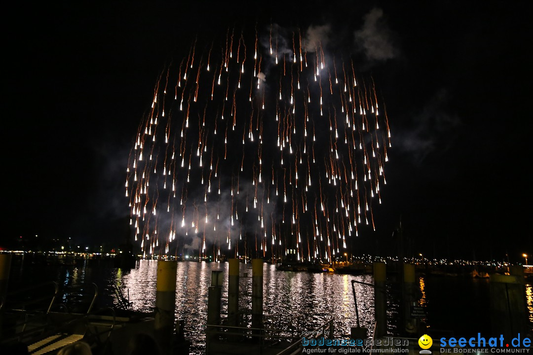 SEENACHTFEST mit Feuerwerk: Konstanz am Bodensee, 08.08.2015