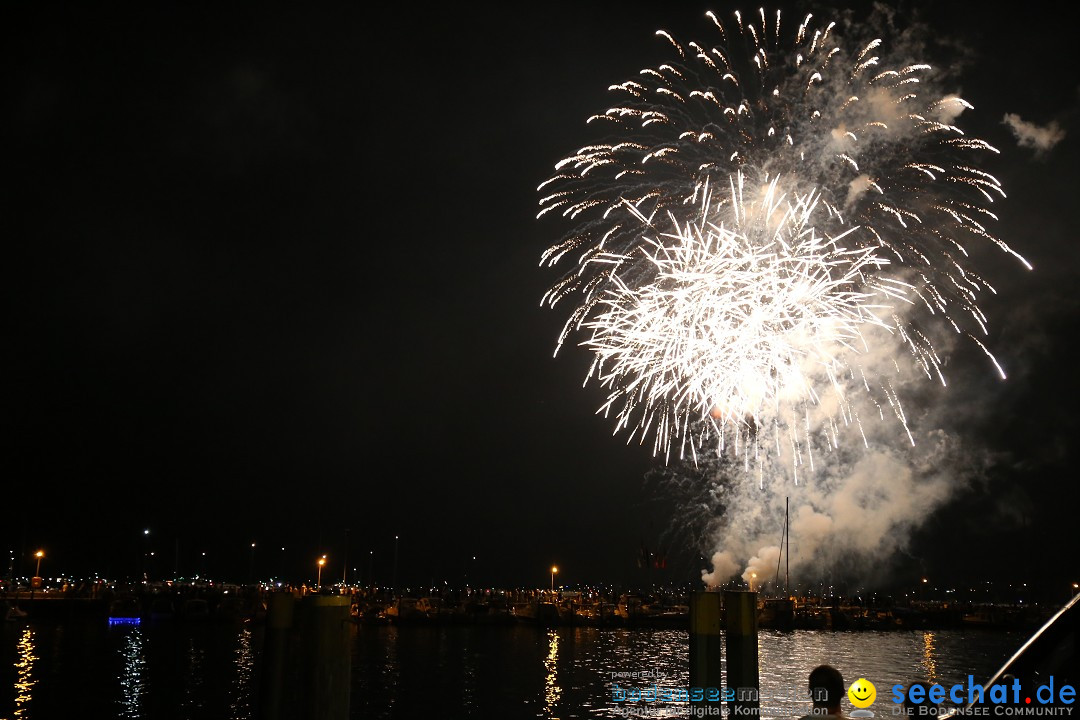 SEENACHTFEST mit Feuerwerk: Konstanz am Bodensee, 08.08.2015