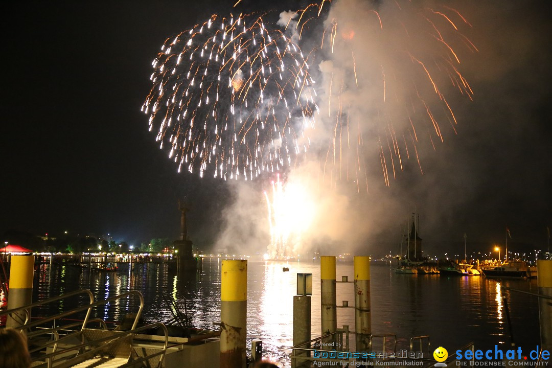 SEENACHTFEST mit Feuerwerk: Konstanz am Bodensee, 08.08.2015