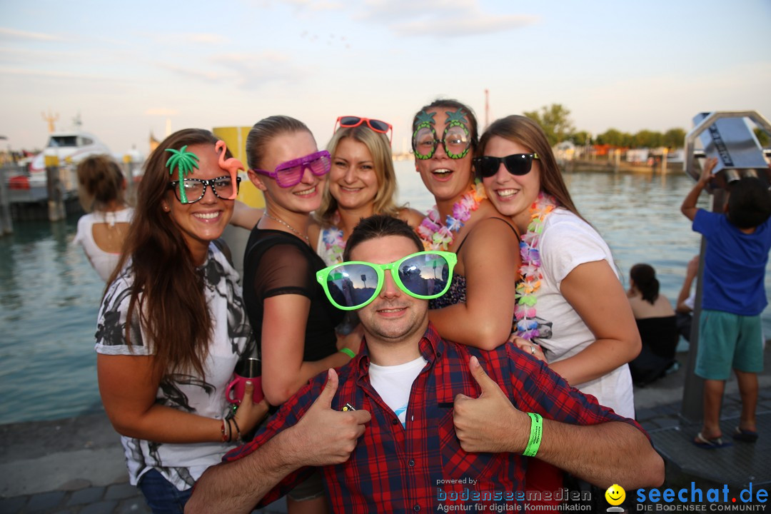 SEENACHTFEST mit Feuerwerk: Konstanz am Bodensee, 08.08.2015