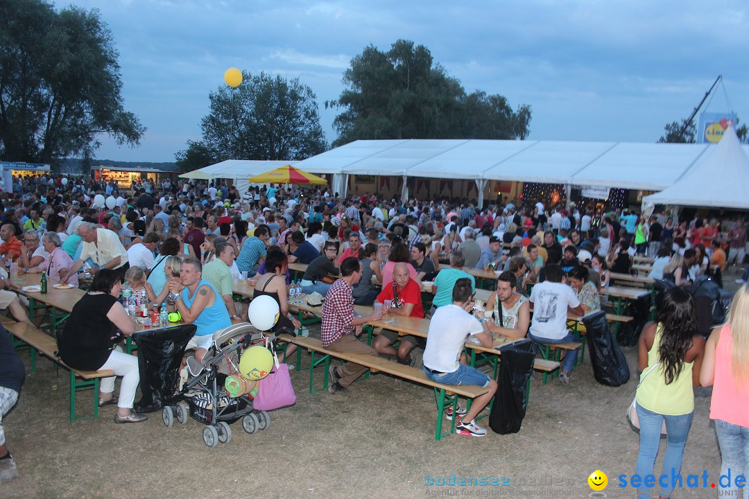 SEENACHTFEST mit Feuerwerk: Kreuzlingen am Bodensee, 08.08.2015