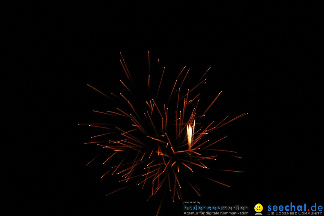 SEENACHTFEST mit Feuerwerk: Kreuzlingen am Bodensee, 08.08.2015