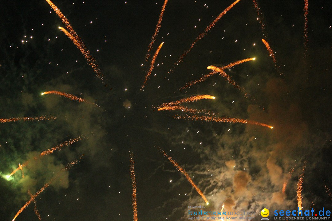 SEENACHTFEST mit Feuerwerk: Kreuzlingen am Bodensee, 08.08.2015